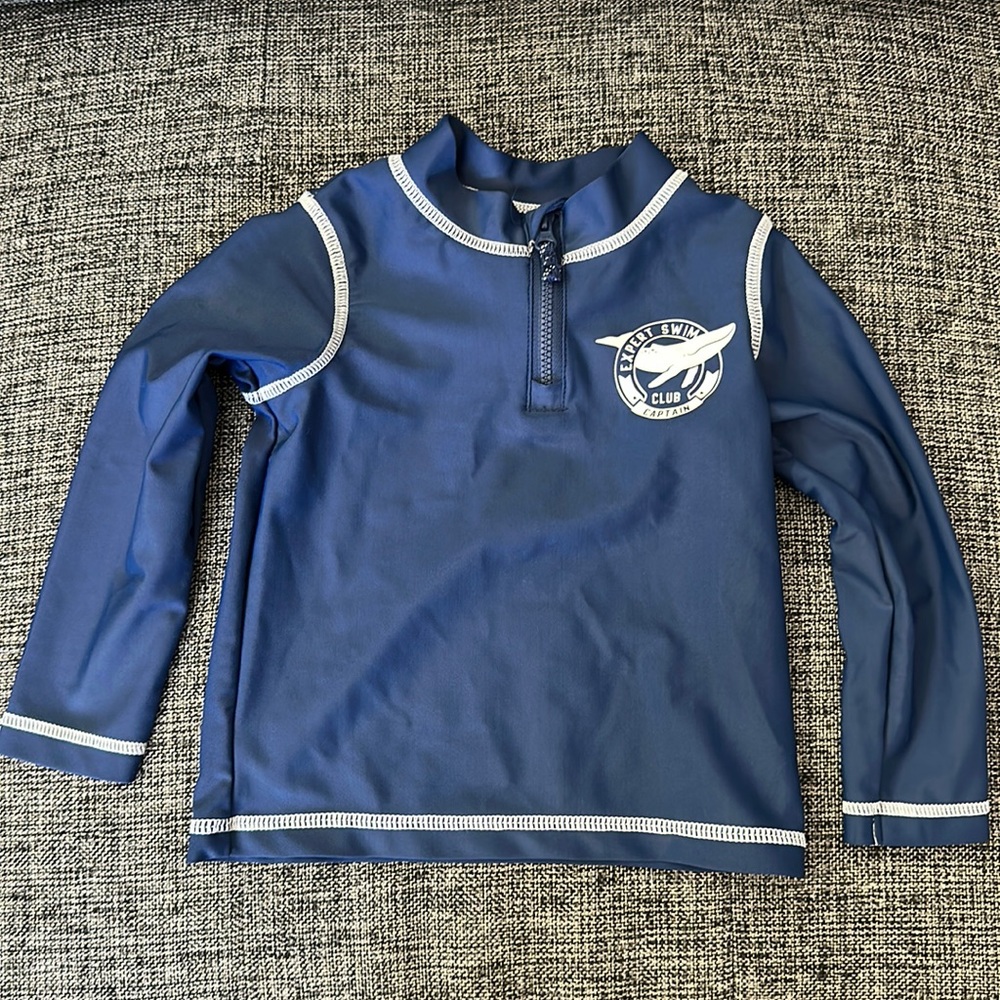 Carters Baby Boy Blue Rashguard Size 18M